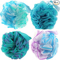 Chuya Bath Sponges Loofahs 70 Grams Large Size, 4 Pack Shower Sponge by Chuya