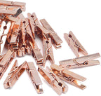 Jdesun 50 Pieces Photo Clips, Mini Plastic Picture Paper Clip Clothespins Peg - Image 4