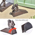 Sungmor Heavy Duty Cast Iron Squirrel Door Stops | Decorative Cute Animal - Image 6