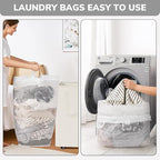 Goodpick Laundry Hamper with Wheels, 75L College Dorm Room Essentials, Clothes - Image 7
