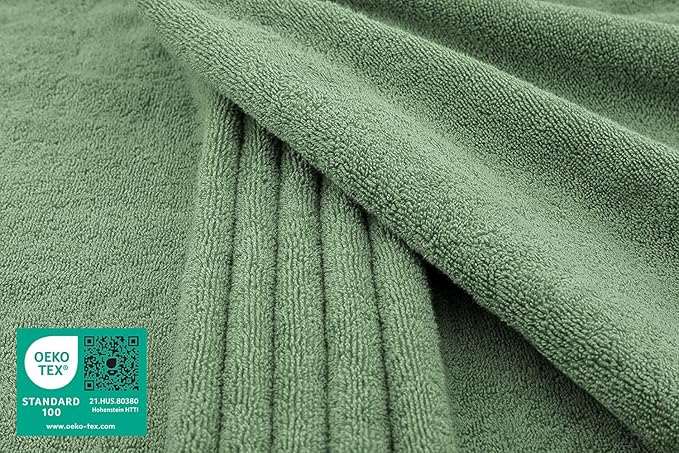 American Soft Linen 100% Cotton 600 GSM Turkish 40x80 Oversized Bath Towel Sheet - Image 2