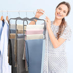 Closet Organizers and Storage, Pants Hangers Space Saving, Velvet Hanger - Image 5