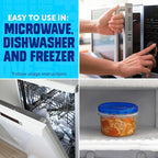 Ziploc Brand Twist n Loc Food Storage Containers, Leak Resistant Design - Image 3