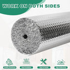 Reflective Bubble Insulation Sheet, Double Side Aluminum Foil Bubble Shield - Image 3