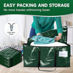 CONGREGATE 8-Pack Heavy Duty Dark Green Moving Bags - Image 7
