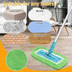 Reusable Dry Sweeping Cloths Microfiber Wet Mop Pads Compatible - Image 4