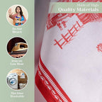 Maison d' Hermine Kitchen Towels Set of 3 100% Cotton 20" x 27.5" Reusable - Image 3