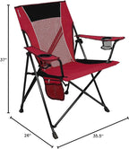 Kijaro Dual Lock Portable Camping Chairs - Versatile Folding Chair, Sports Chair, Outdoor Chair & Lawn Chair - Dual Lock Feature Red Rock Canyon - Image 3