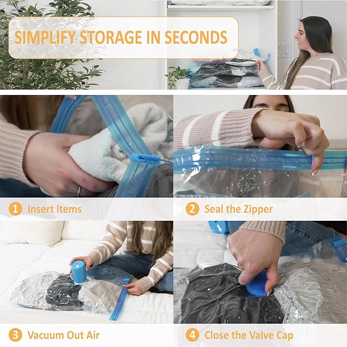 Cozy Essential Travel Vacuum Storage Bags - Image 7