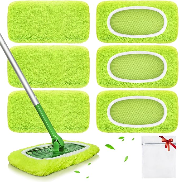Reusable Mop Pads fit Swiffer Sweeper Mop by LOVECO