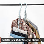 Mr. Pen- Space Saving Hangers for Clothes, Pastel Colors, Plastic Multi Clothes - Image 7