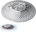 Tub Drain Protector Drain Hair Catcher, Stainless Steel Bathtub Shower Drain by Home