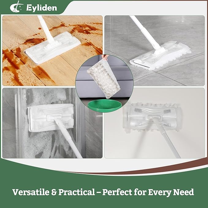 Eyliden Dust Mop, Sweeping & Mopping Kit | 58" Extended Long Handle, 36 - Image 7