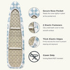Ironing Board Cover and Pad 15"x54" Extra Thick Natural Cotton, Scorch and - Image 4