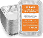 30 Pack Weber Grills Compatible Drip Pans 6415 by Sageme