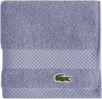 Lacoste Heritage 100% Supima Cotton Wash Cloth, Light Denim, Premium Super Soft by LACOSTE