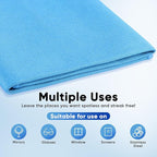 HOMEXCEL Microfiber Glass Cleaning Cloths 6 PK, Lint Free Streak Free, Reusable - Image 4