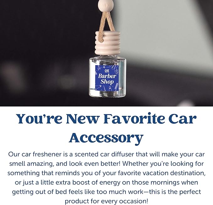 CANDECraftCo Car Air Hanging Fragrance Oil, Car Auto Freshener - Image 4