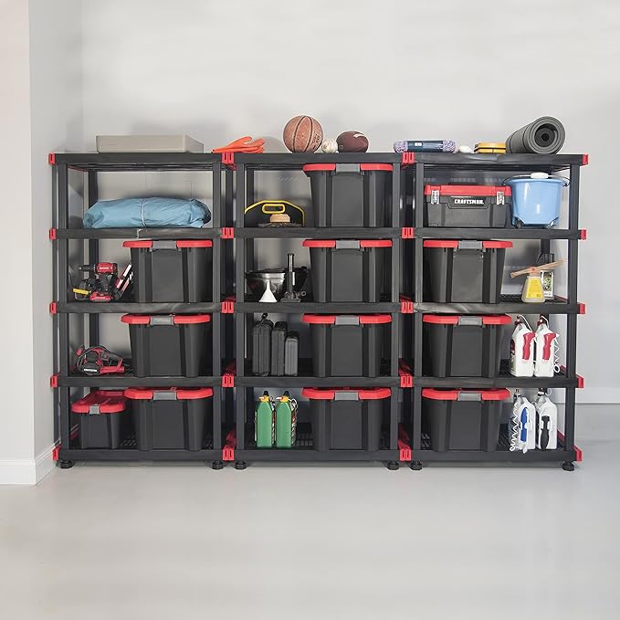 CX Craftsman 5-Tier Highly Durable Storage Rack, 5 Shelves That Support up to 200lbs/shelf, Organization and Storage, Weather-Resistant Design, Easy Assembly, American Made (72.3”H x 40”W x 24”D) - Image 4