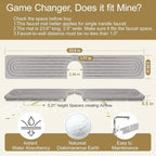 23.6"*3.9" Large size Stone faucet mat - Image 3