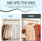 25 Premium Kids Velvet Hangers - Image 5