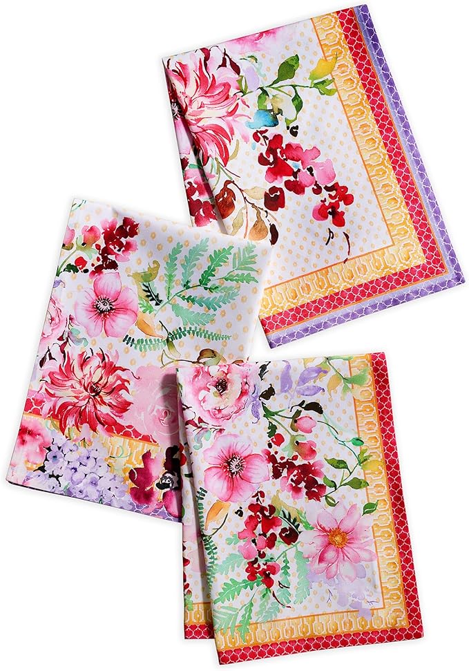 Maison d' Hermine Kitchen Towel 100% Combed Cotton Premium Set of 3 by MaisondHermine