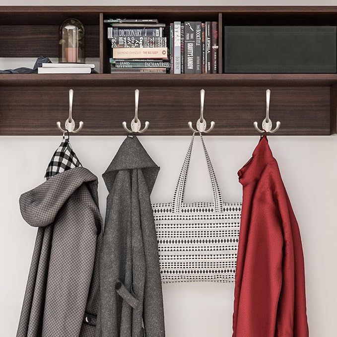 IBosins 14 Pack Big Triple Coat Hooks Wall Mounted - Image 3