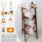 Evelynen Turkish Hand Towels for Bathroom & Kitchen Towels Decorative Set of 2 - Image 6