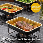 Aluminum Foil Pans, Extra Heavy Duty Disposable Aluminum Baking Pans, - Image 7