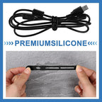 42 Pcs Silicone Cable Ties Reusable Cord Organizer Adjustable Data Cable Wraps - Image 3