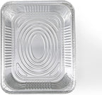 Glad Disposable Half Size Aluminum Steam Pans, Deep Heavy Duty Foil Pans - Image 5