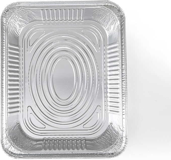 Glad Disposable Half Size Aluminum Steam Pans, Deep Heavy Duty Foil Pans - Image 5