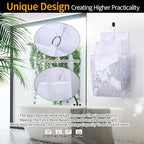 Hanging Collapsible Breathable Mesh Laundry Hamper, 24 x 14.2 x 7.5 in - Image 5