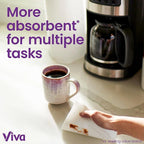 Viva Multi-Surface Cloth Paper Towels, 24 Double Rolls, 110 Sheets Per Roll - Image 7