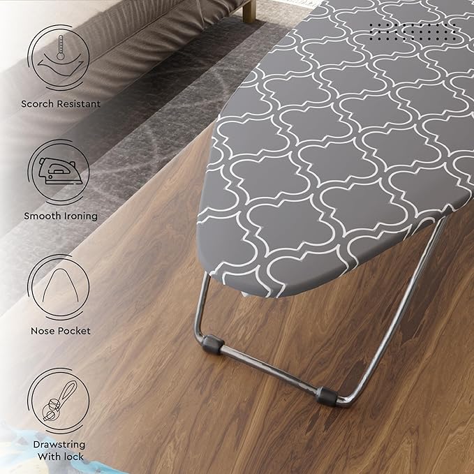 Encasa XO Ironing Board Cover and Pad 28"x12" - Image 7