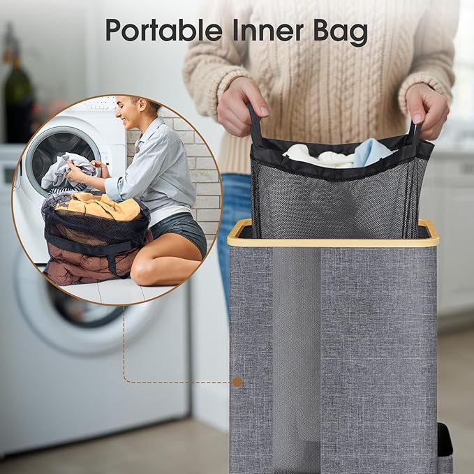 Laundry Basket Clothes Hamper - Image 6