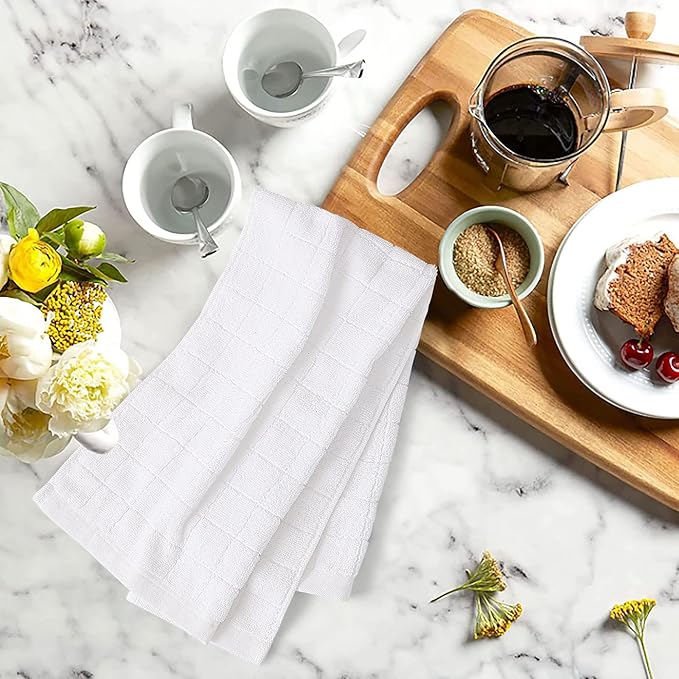 Mordimy 100% Cotton Terry Cloth Kitchen Towels, Super Soft and Absorbent Dish - Image 7