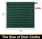 Mordimy 100% Cotton Terry Cloth Dish Cloths, Soft and Absorbent Checkered Dish - Image 5