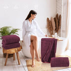 TENSTARS Silk Hemming Bath Towels - Image 4