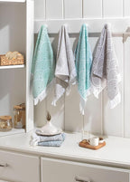 sea me at home Kitchen Towels Decorative Set of 2, Turkish Hand Towels - Image 4