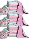 32 Pack Cleaning Cloth Kitchen Cloth, Dish Towels Super Absorbent Coral Velvet by MISSJOJIAY