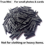 LWR CRAFTS Wooden Mini Clothespins 100 Per Pack 1" 2.5cm - Image 5