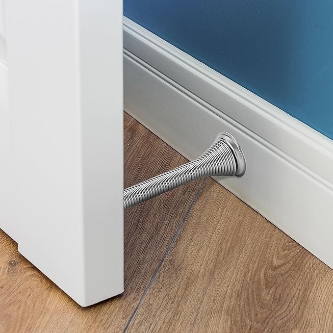 Ravinte Door Stoppers, 48 Pack Satin Nickel Spring Stops - Image 7