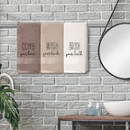 3 Pcs Farmhouse Decorative Hand Towels - Image 3