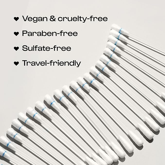 Alleyoop Cotton Swabs for Makeup, Tip Off Liquid-Filled Makeup Removing Swabs - Image 4