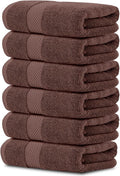 White Classic Luxury Brown Hand Towels by WhiteClassic