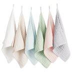 Konssy 6 Pack Face Cloths, Soft Wash Cloth by Konssy