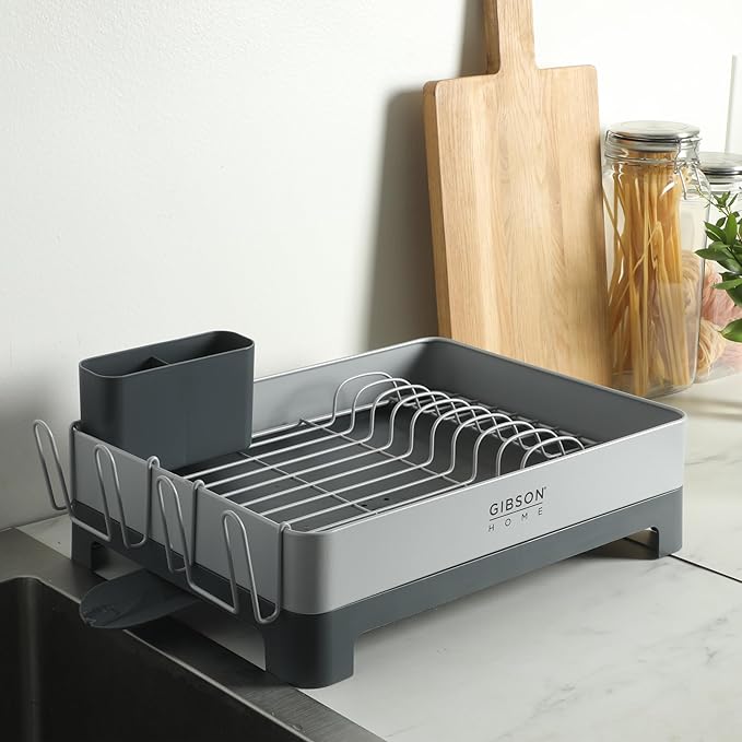 Gibson Home Nestcraft Full Size Rust Resistant Dish Rack - Image 4
