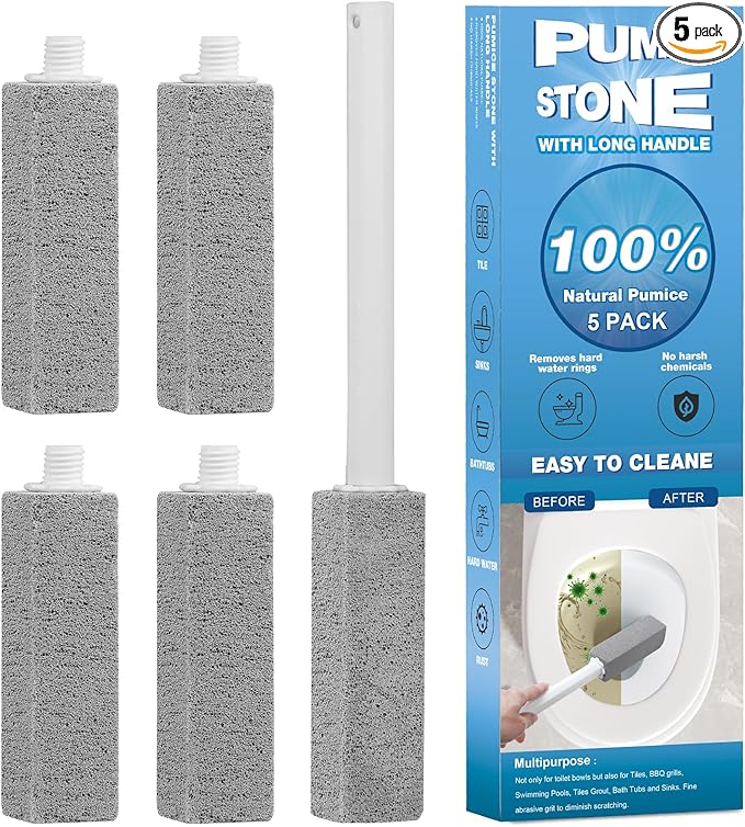 5 Packs Pumice Cleaning Stone by Betterqualitybetterlife