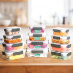 YORY 7 cup Plastic Food Storage Containers - Image 4